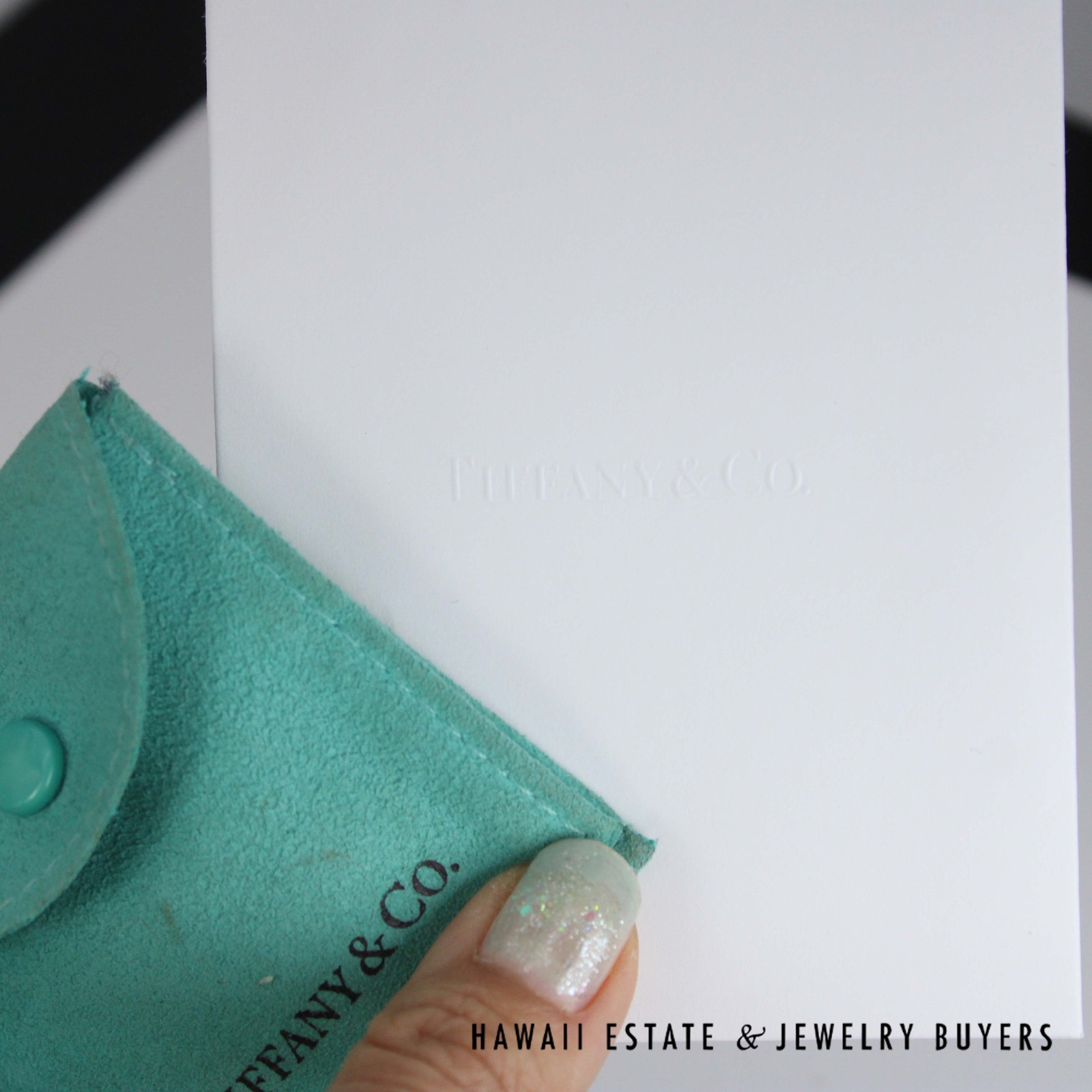 Tiffany & Co 1ctw Diamond Front and Back Platinum Metro Hoop Earrings - Image 8