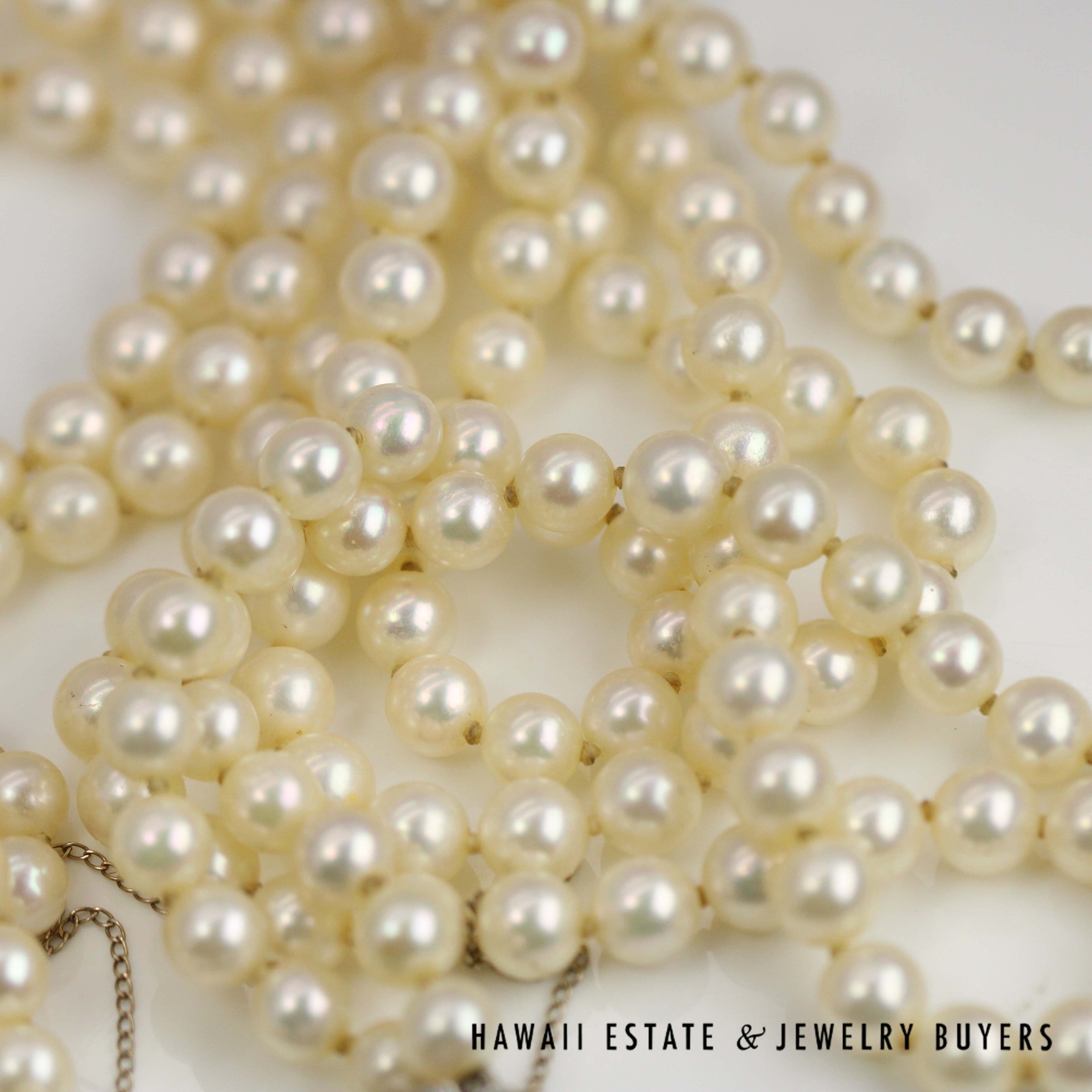 Vintage 1960 Mikimoto Double Pearl Strand (Separates to Two Single Strands) - Image 9